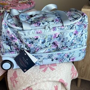 Vera Bradley Reactive Foldable Rolling Duffel - Fresh Cut Bouquet